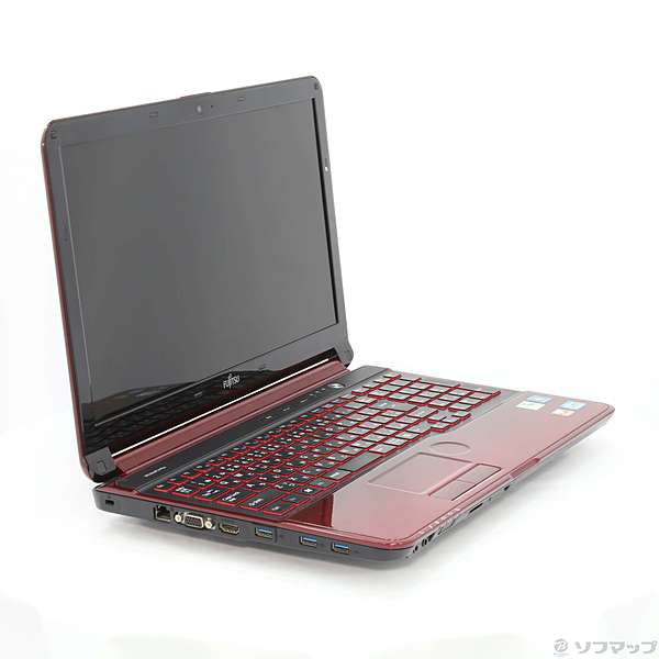 【SALE】格安 整備済み LIFEBOOK AH54/H レッド e18 中古】セール対象品 格安安心パソコン LIFEBOOK AH54／H FMVA54HR
