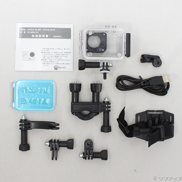 中古】JOYEUX 4K-WiFi アクションカメラ SVC300GL／S [2133024758331