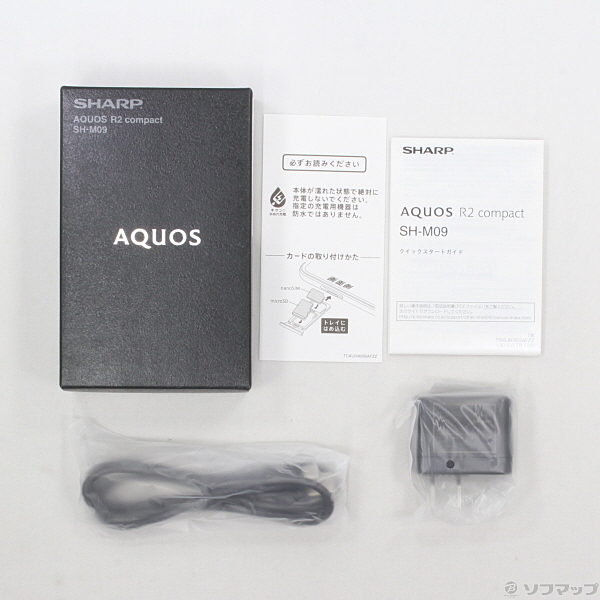 中古 Aquos R2 Compact 64gb ピュアブラック Sh M09 Simフリー リコレ ソフマップの中古通販サイト