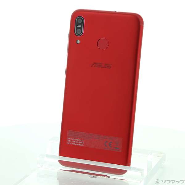 ASUS - Zenfone Max M1 ルビーレッド 新品 ZB555KL-RD32S3 中古】〔展示品〕 ZenFone Max M1 32GB ルビーレッド ZB555KL
