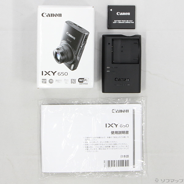 中古】IXY 650 (SL) (2020万画素／12倍／シルバー／SDXC) ◇03