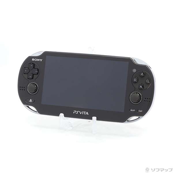 中古】PlayStation Vita 3G／WI-FIモデル クリスタルブラックPCH