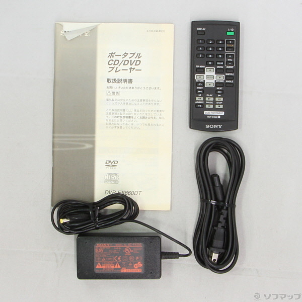 SONY DVD PORTABLEリモコン RMT-D191 - ブルーレイ、DVDレコーダー