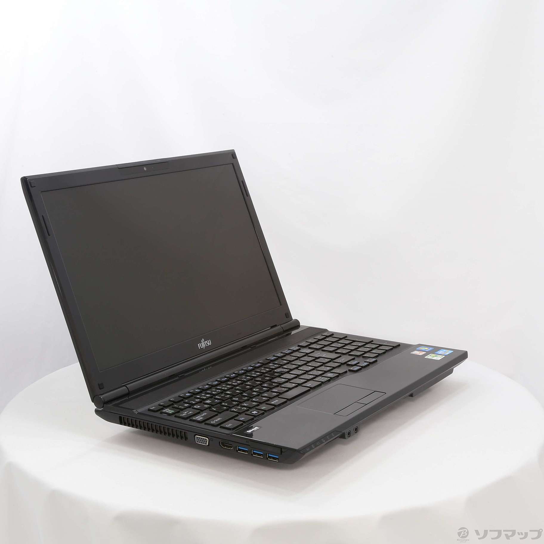 格安安心パソコン LIFEBOOK AH47／H FMVA47HBC シャイニーブラック ※バッテリー完全消耗 〔Windows 10〕  ◇09/25(金)値下げ！