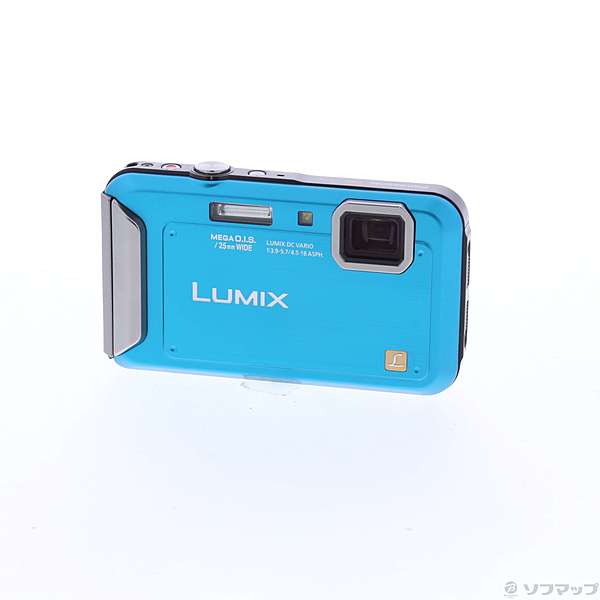 中古】LUMIX DMC-FT20-A (1610万画素／4倍／コーラルブルー／SDXC