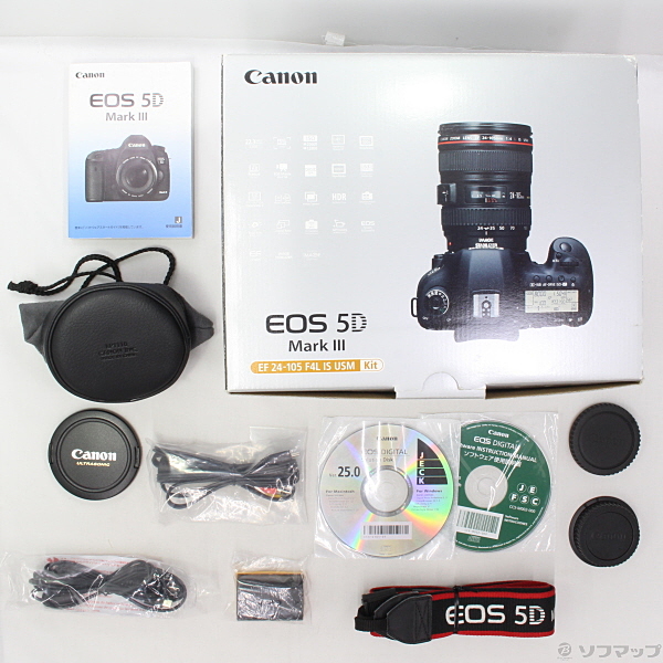 中古 Eos 5d Markiii Ef24 105l Is U レンズキット 2230万画素 リコレ ソフマップの中古通販サイト