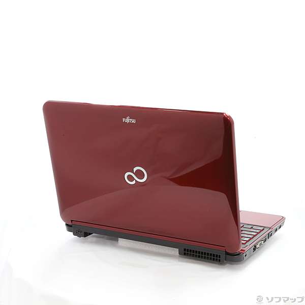 中古】LIFEBOOK AH77／H FMVA77HR ガーネットレッド 〔Windows 10
