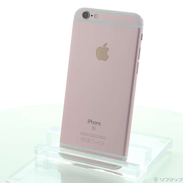 中古】iPhone6s 64GB ローズゴールド FKQR2J／A SIMフリー