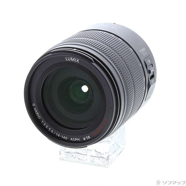 中古 Lumix G Vario 14 140mm F3 5 5 6 H Fs K ブラック リコレ ソフマップの中古通販サイト