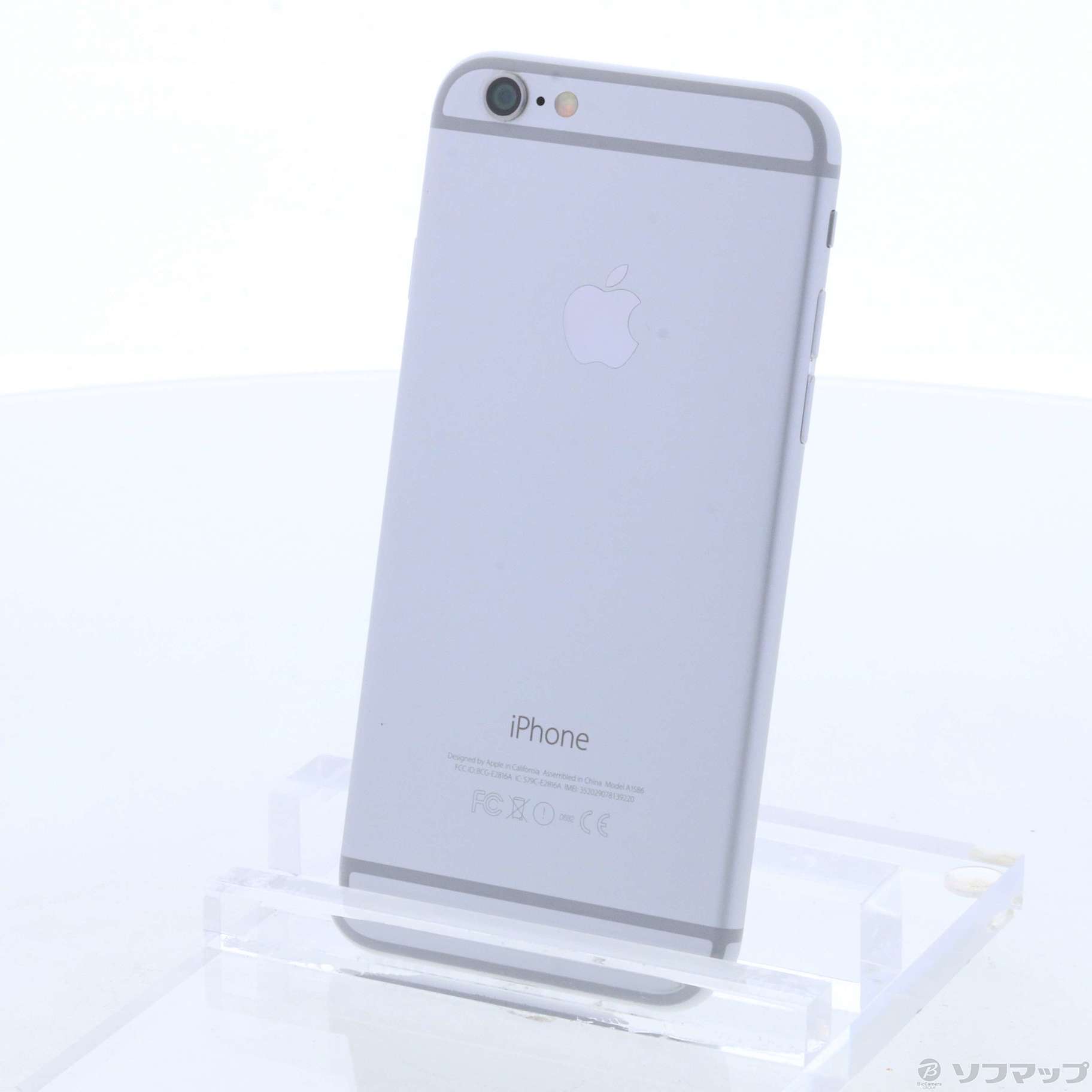 ジャンク】 MG4H2J/A iPhone 6 64GB シルバー SoftBank