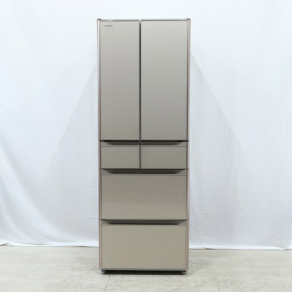 日立 冷蔵庫 6ドア クリスタルホワイト R-XG43K XW 2020年 8/25まで