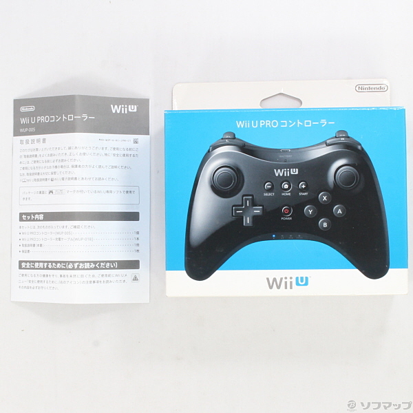 中古 Wii U Pro コントローラー クロ Wup A Rska リコレ ソフマップの中古通販サイト