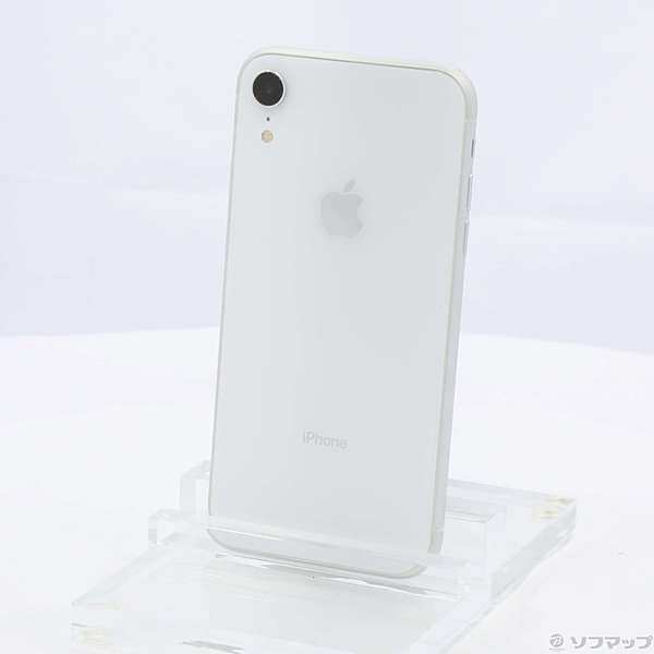 中古】iPhoneXR 64GB ホワイト NT032J／A SIMフリー ◇10/14(水)値下げ 