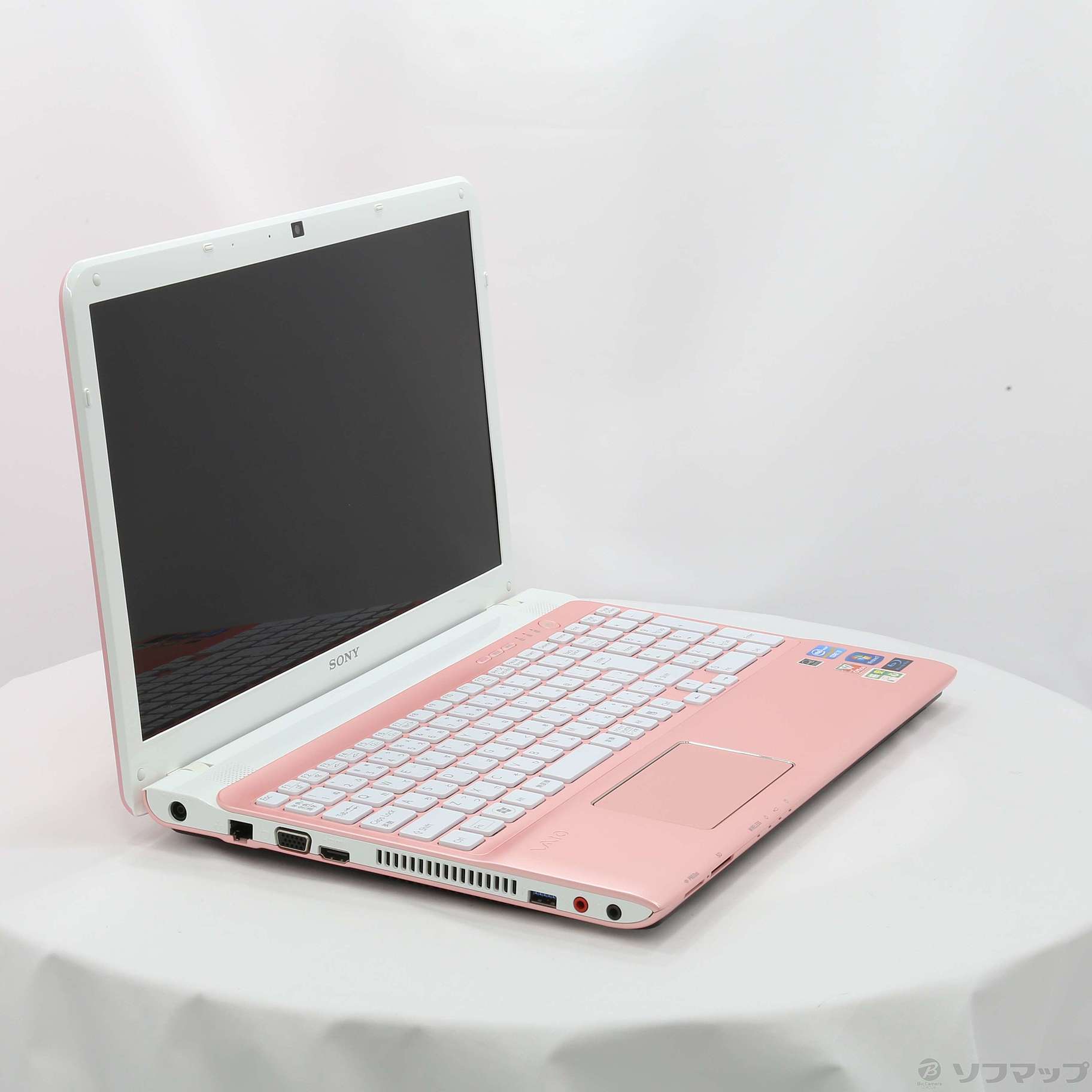 中古】格安安心パソコン VAIO E15 SVE15119FJP ピンク 〔Windows 10