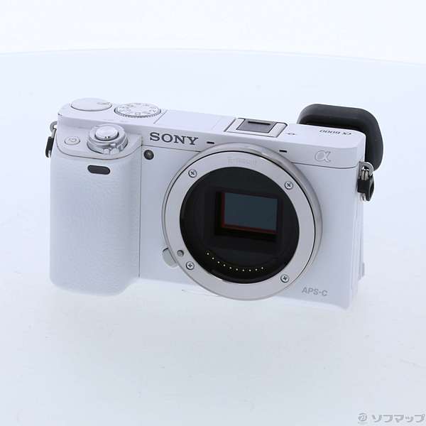 中古】SONY α6000 ILCE-6000 ボディ ホワイト [2133025140357] リコレ！|ソフマップの中古通販サイト