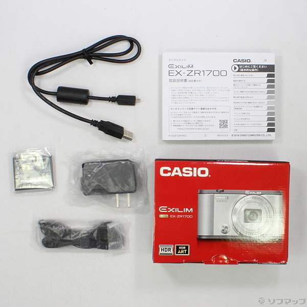 中古】HIGH SPEED EXILIM EX-ZR1700 (1610万画素／18倍／ゴールド