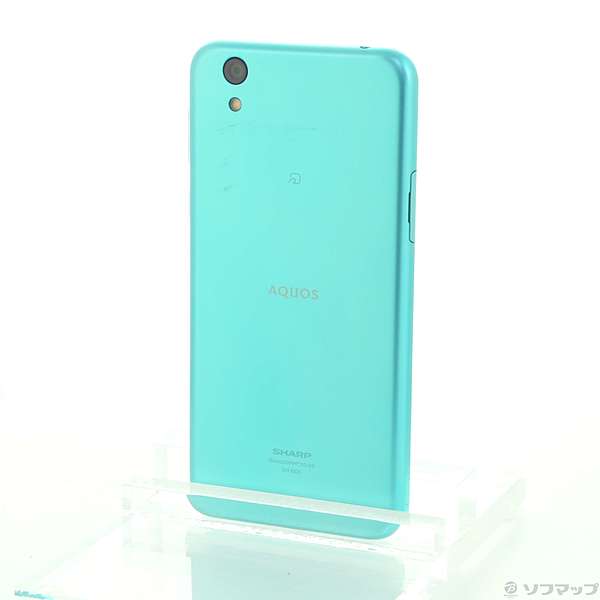 中古】AQUOS sense lite 32GB ターコイズ SH-M05 mineo [2133025212641