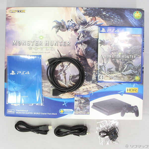 PS4 MONSTER HUNTER: WORLD Starter Pack Black CUHJ-10022 ◇03/31(火)新入荷！