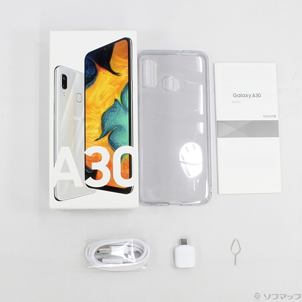 SAMSUNG - 美品　GALAXY　A30　ホワイト　SIMフリー スマートフォン本体 GALAXY A30 white ゲオ公式通販サイト/ゲオ