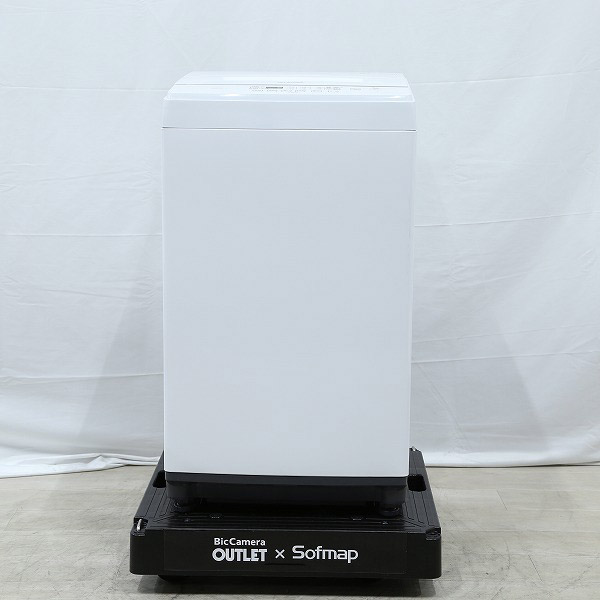 中古】〔展示品〕 全自動洗濯機 KAW-60A ホワイト ［洗濯6.0kg ／乾燥