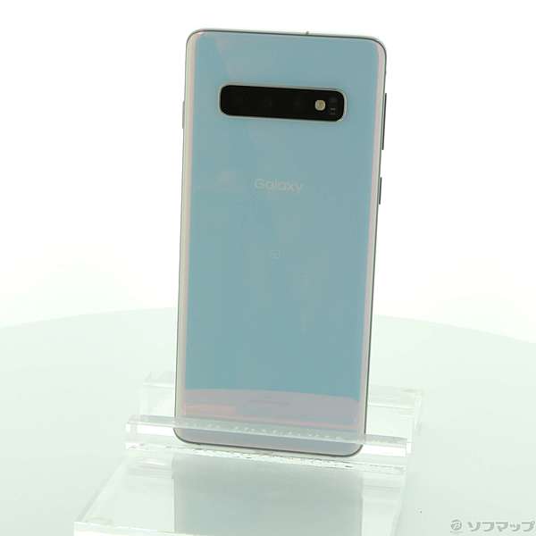 中古】GALAXY S10 128GB プリズムホワイト SCV41 au [2133025303035