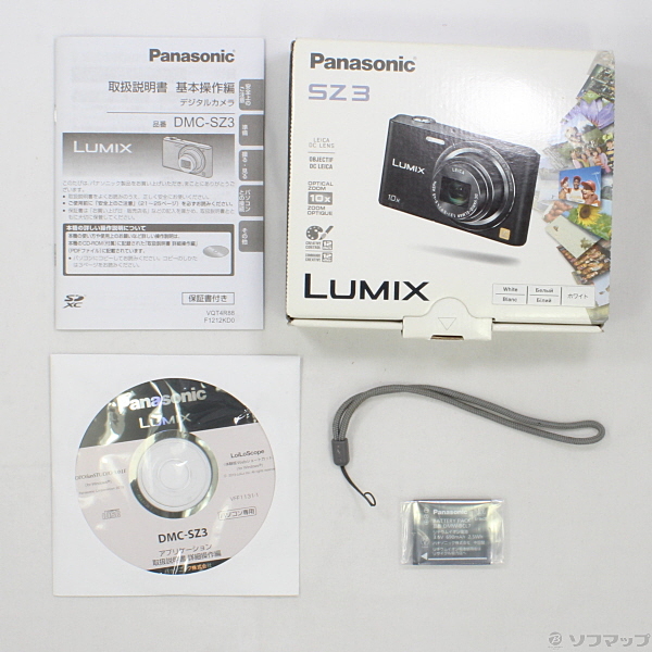 LUMIX DMC-SZ3-W (1610万画素／10倍／ホワイト／SDXC) ◇06/10(木)値下げ！