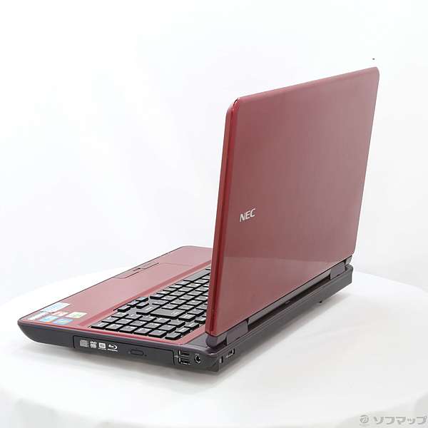 中古良品 16インチ 赤 ノートパソコン NEC PC-LL750BS1YR 新品高速SSD