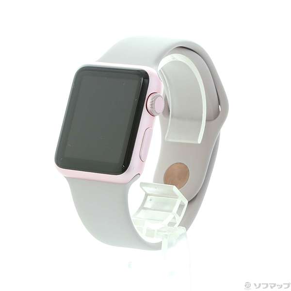 Apple Watch Sport 38mm ローズゴールドアルミニウムケース ラベンダースポーツバンド