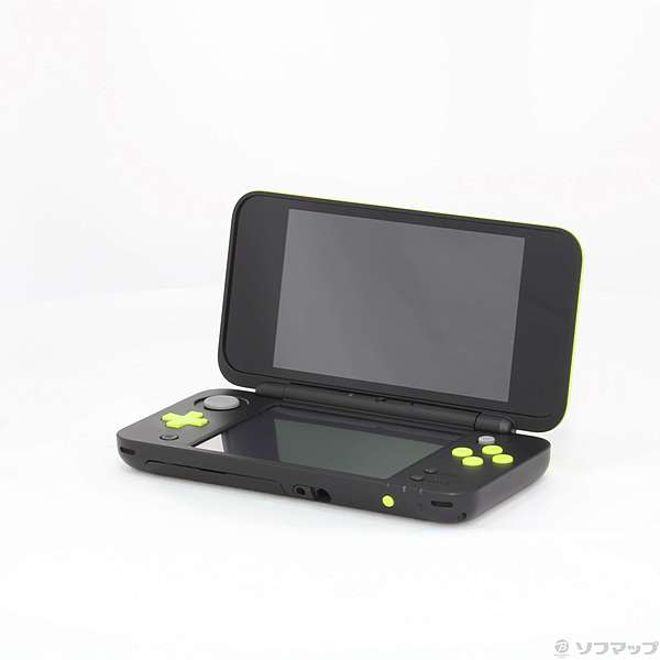 中古】Newニンテンドー2DS LL ブラック×ライム [2133025369895