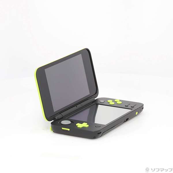 中古】Newニンテンドー2DS LL ブラック×ライム [2133025369895 