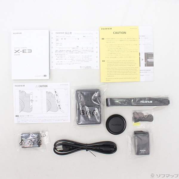 FUJIFILM X-E3【付属品あり】 中古 フジフイルム X-E3 ブラックボディ 程度：AB（良品）