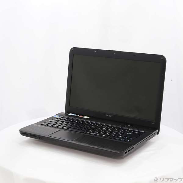 中古】格安安心パソコン VAIO E VPCEG24FJ／B ブラック ※バッテリー 