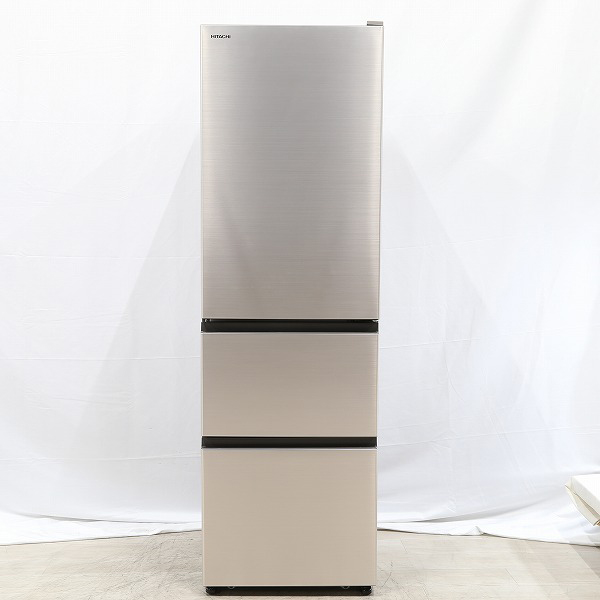 〔展示品〕 R-V32KV-N 冷蔵庫 シャンパン [3ドア／右開きタイプ／315L] (2019年モデル)