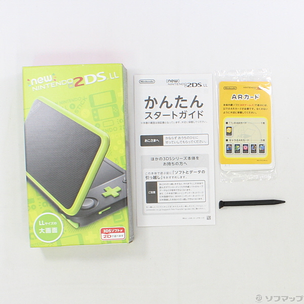 中古 Newニンテンドー2ds Ll ブラック ライム リコレ ソフマップの中古通販サイト