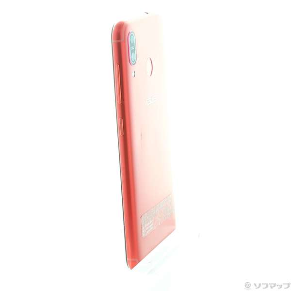 中古】〔展示品〕 ZenFone Max M1 32GB ルビーレッド ZB555KL-RD32S3