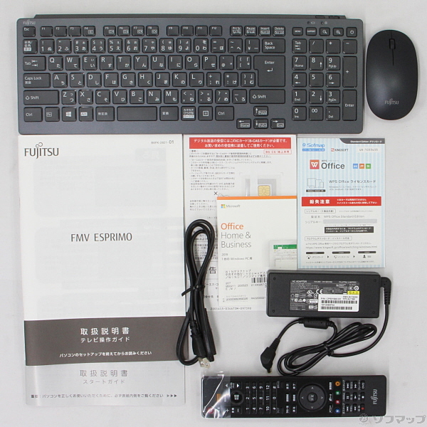 中古】ESPRIMO WF1／D3 FMVWD3F17D ブラック 〔Windows 10 