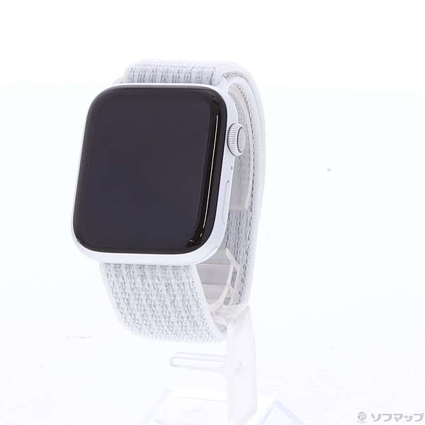 Apple Watch Series 4 Nike+ GPS 44mm シルバーアルミニウムケース サミットホワイトNikeスポーツループ