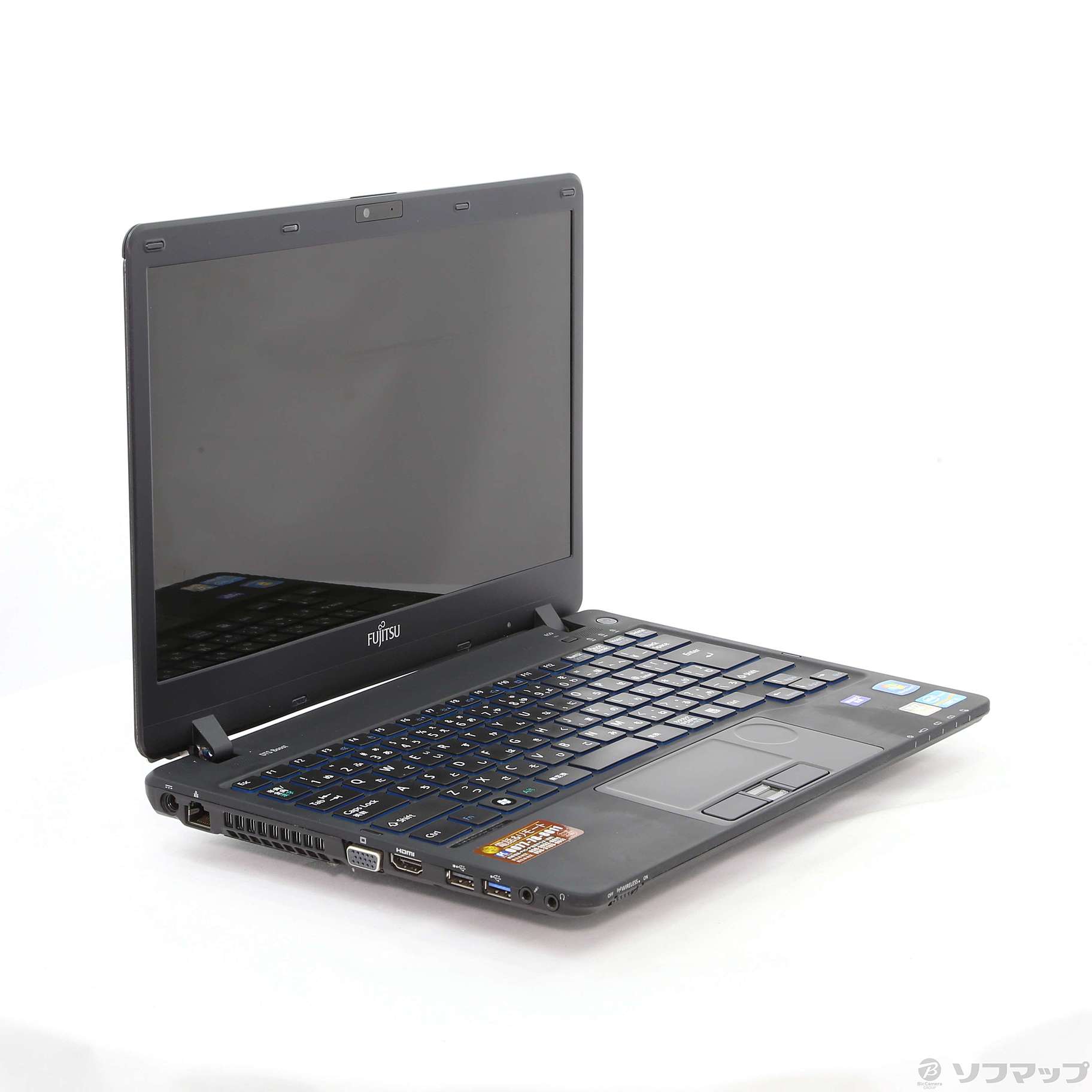 中古】LIFEBOOK SH76／E FMVS76E マットブラック 〔Windows 10〕 [2133025861528] -  リコレ！|ビックカメラグループ ソフマップの中古通販サイト