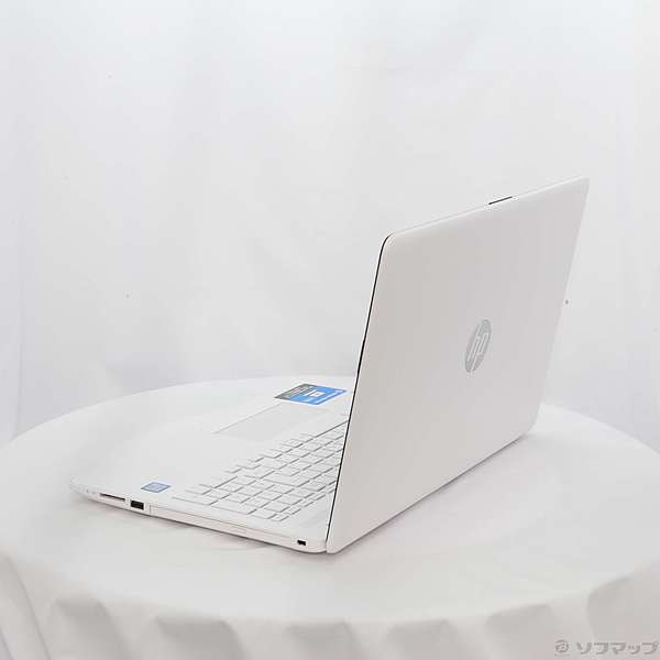 中古】〔展示品〕 HP 15-da0089TU 4QM57PA-AAAA ピュアホワイト