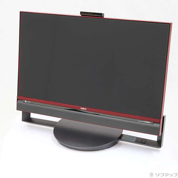 中古】LAVIE Desk All-in-one PC-DA770CAR クランベリーレッド 〔NEC