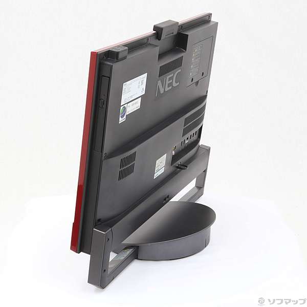 中古】LAVIE Desk All-in-one PC-DA770CAR クランベリーレッド 〔NEC