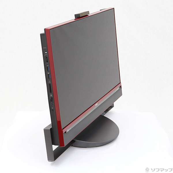 中古】LAVIE Desk All-in-one PC-DA770CAR クランベリーレッド 〔NEC