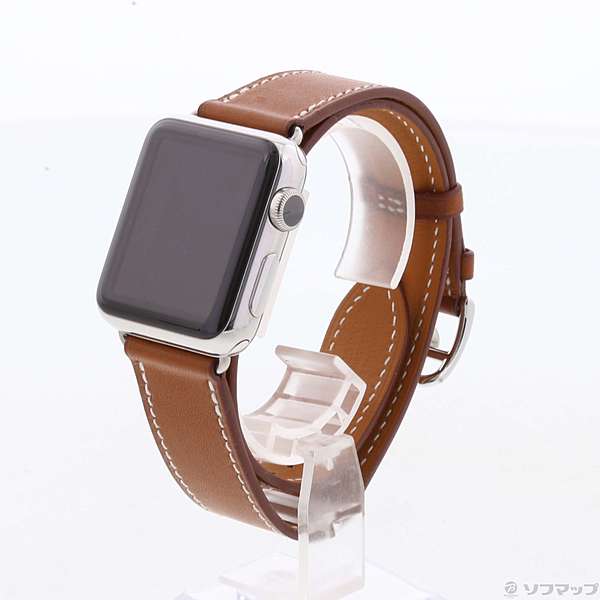 ライトニングボルト 新品Apple Watch Hermèsヴォー・グレイン 