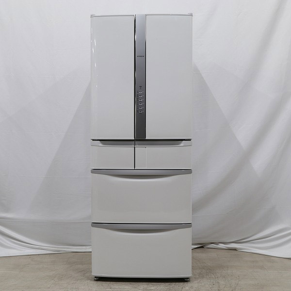 中古】〔展示品〕 R-F51M4-W 冷蔵庫 パールホワイト [6ドア／観音開き