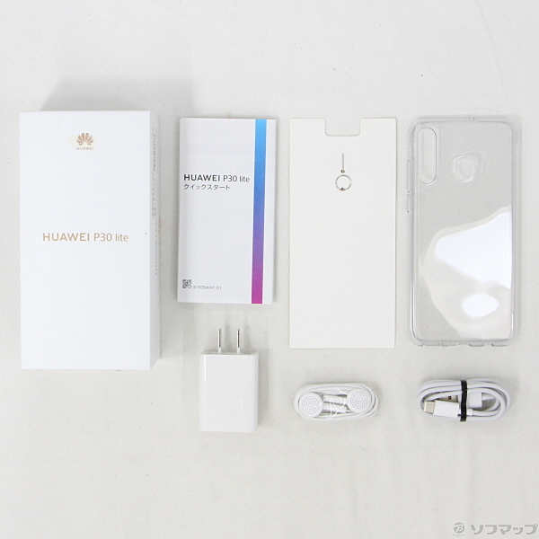 中古】HUAWEI P30 lite 64GB ミッドナイトブラック HWSEC2 SIMフリー