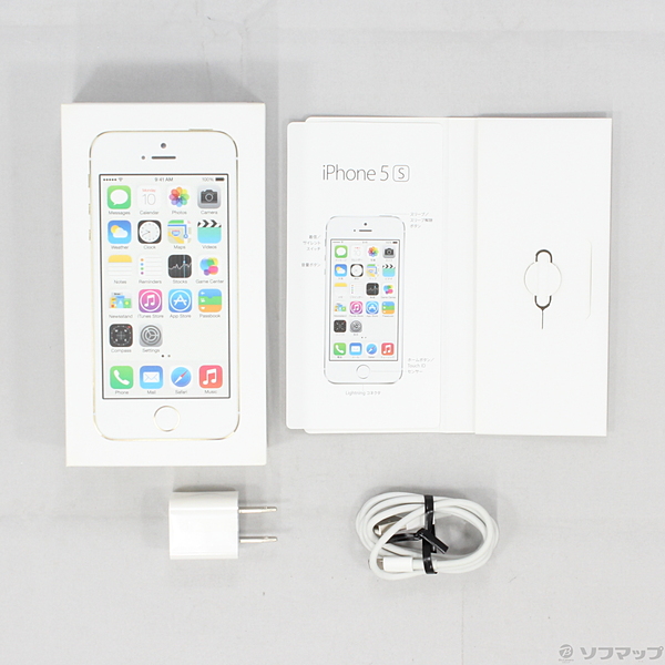 中古】iPhone5S 64GB ゴールド ME340J／A SIMフリー ◇11/17(火)値下げ ...