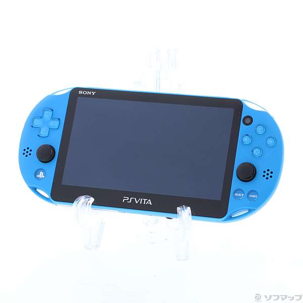 中古】PlayStation Vita WI-FIモデル アクアブルー PCH-2000ZA