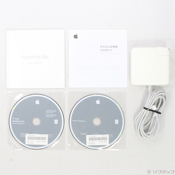 中古】MacBook Pro 17-inch Early 2008 MB166J／A 2.5GHz 4GB HDD320GB
