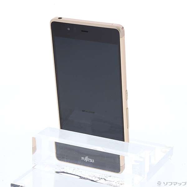 中古】ARROWS M03 16GB シャンパンゴールド FARM06110 SIMフリー