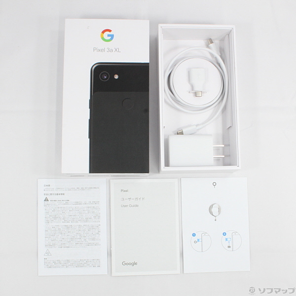 中古】Google Pixel 3a XL 64GB ジャストブラック G020D SIMフリー